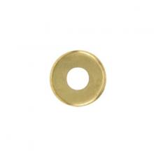 Satco Products Inc. 90/353 - Steel Check Ring; Straight Edge; 1/8 IP Slip; Brass Plated Finish; 1-1/4" Diameter