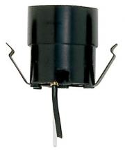 Satco Products Inc. 90/541 - Snap-In Socket For 3 1/4"- 4" Holders; 8" AWM Leads; 1-1/2" Height; 1-1/4"