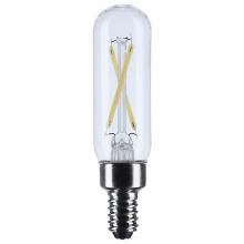 Satco Products Inc. S12518 - 2.8 Watt T6 LED; Candelabra Base; Clear; 3000K CCT; 120 Volt