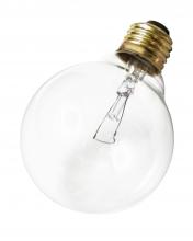 Satco Products Inc. S3447 - 25 Watt G25 Incandescent; Clear; 3000 Average rated hours; 180 Lumens; Medium base; 120 Volt