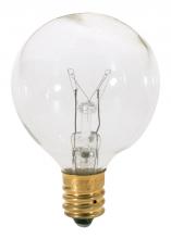 Satco Products Inc. S3847 - 40 Watt G12 1/2 Incandescent; Clear; 1500 Average rated hours; 370 Lumens; Candelabra base; 120 Volt