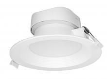 Satco Products Inc. S39026 - 9 watt LED Direct Wire Downlight; 5-6 inch; 2700K; 120 volt; Dimmable