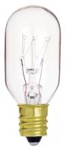 Satco Products Inc. S3905 - 15 Watt T7 Incandescent; Clear; 2500 Average rated hours; 95 Lumens; Candelabra base; 130 Volt