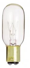Satco Products Inc. S3906 - 15 Watt T7 Incandescent; Clear; 2500 Average rated hours; 95 Lumens; DC Bay base; 130 Volt