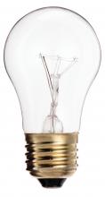 Satco Products Inc. S3948 - 15 Watt A15 Incandescent; Clear; 2500 Average rated hours; 100 Lumens; Medium base; 130 Volt; 2/Pack