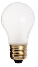Satco Products Inc. S3949 - 15 Watt A15 Incandescent; Frost; 2500 Average rated hours; 100 Lumens; Medium base; 130 Volt; 2/Pack
