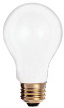 Satco Products Inc. S3950 - 25 Watt A19 Incandescent; Frost; 2500 Average rated hours; 180 Lumens; Medium base; 130 Volt; 2/Pack