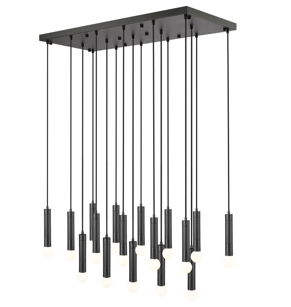 17 Light Linear Chandelier