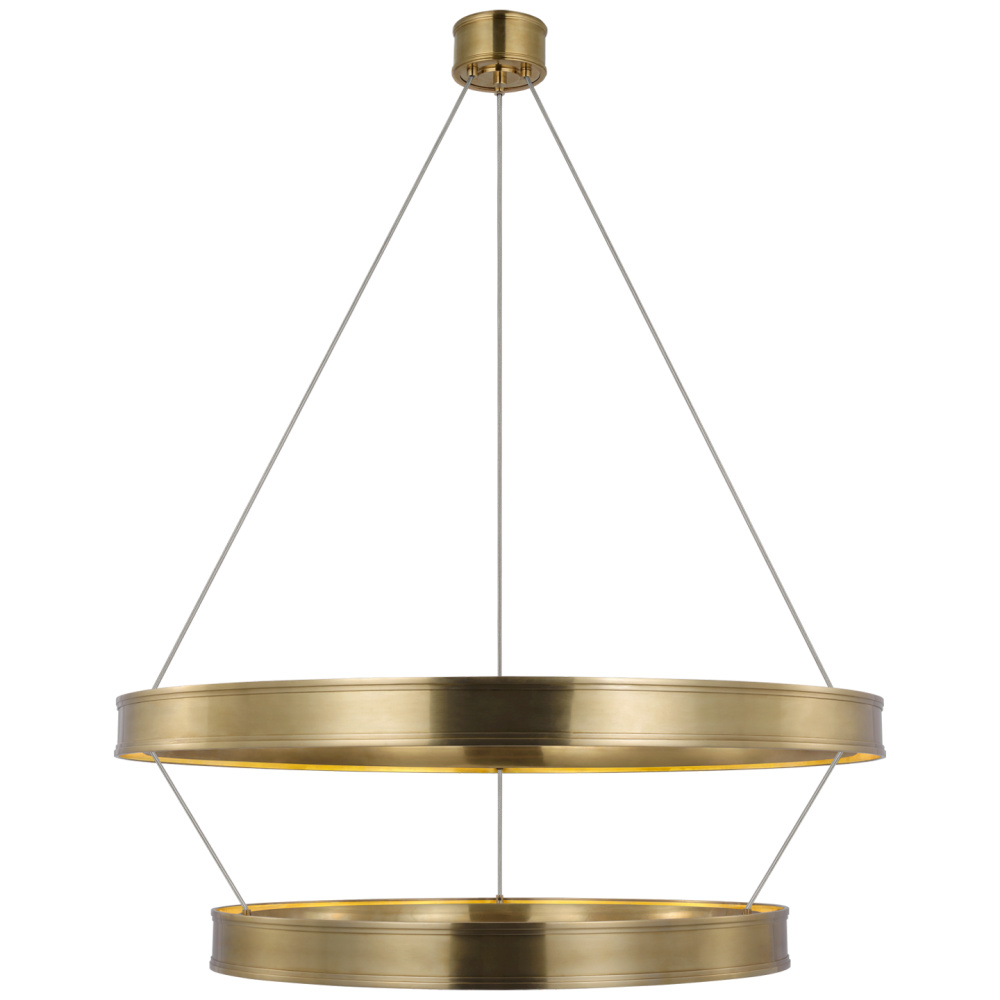 Connery 40" Two-Tier Ring Chandelier