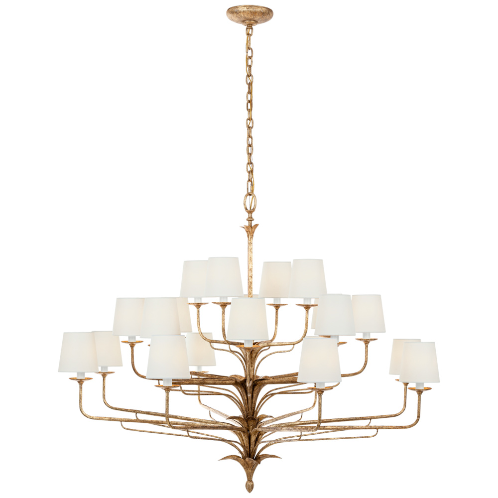 Amalfi 50" Three-Tiered Chandelier