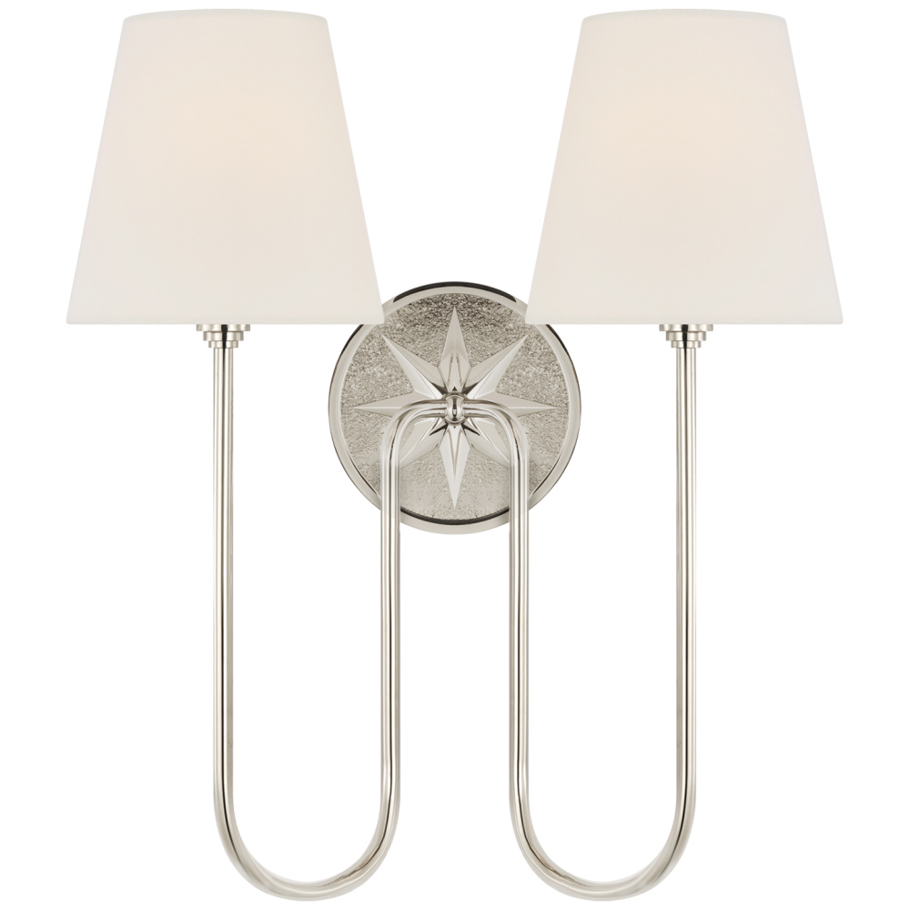 Polaris 17" Double Sconce
