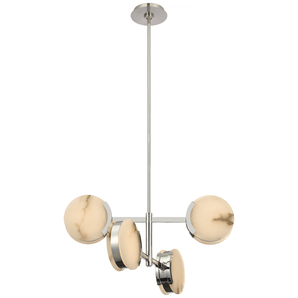 Melange 25" Multi-Positional Semi-Flush Chandelier