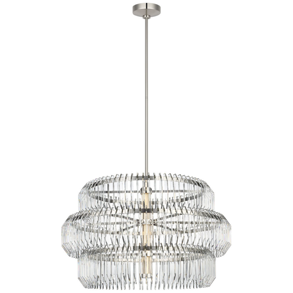 Killarney 32" Layered Drum Chandelier