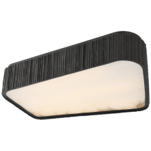 Visual Comfort & Co. Signature Collection AMB 4070RDC-ALB - Fumar 21" Asymmetrical Flush Mount