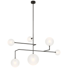 Visual Comfort & Co. Signature Collection ARN 5380MI-EG - Linnea 59" Chandelier
