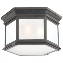 Visual Comfort & Co. Signature Collection CHC 4126BZ-FG - Club Large Hexagonal Flush Mount