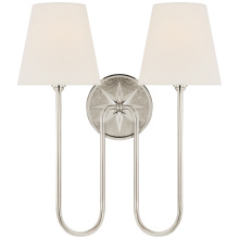 Visual Comfort & Co. Signature Collection CHD 2396PN-L - Polaris 17" Double Sconce