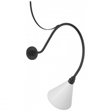 Visual Comfort & Co. Signature Collection TOB 2806MBK/S10-WHT - Academy 26.5" Anchored Larrabee Barn Light