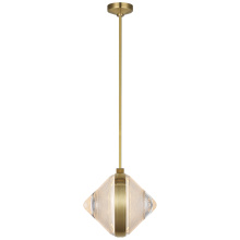 Visual Comfort & Co. Signature Collection WF 5006NB-CC - Copper Coast 15" Karo Cut Pendant