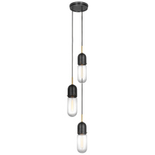 Visual Comfort & Co. Signature Collection TOB 5646BZ/HAB-CG-3 - Junio 3-Light Pendant
