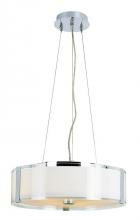 Trans Globe 2093 PC - 5LT PENDANT-OPAL/CLEAR GLASS-A