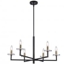 Trans Globe 71876 BK-AG - Chandeliers Black/Antique Gold