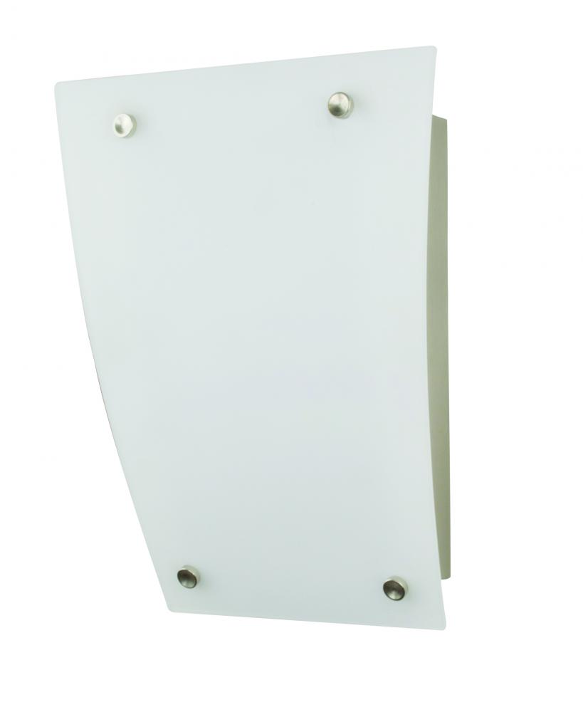 Dorset Sconce LED 14W - Satin Nickel - White