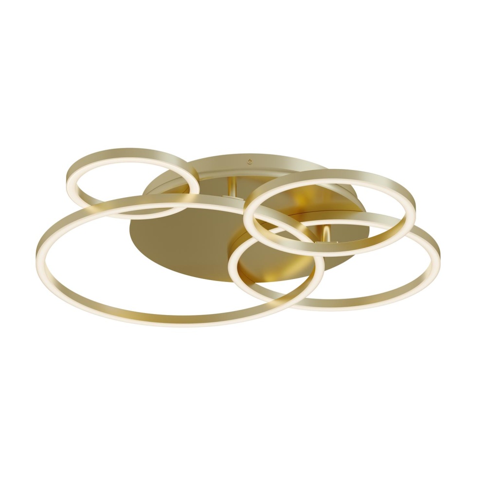 Orbit 24'' LED Semi Flush Mount, 120V, 57W, 5 CCT, LB