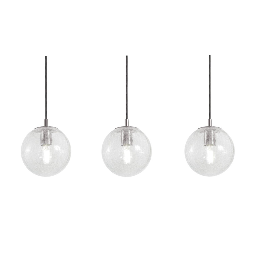 Palla 3 Light Linear Pendant,60W,SN