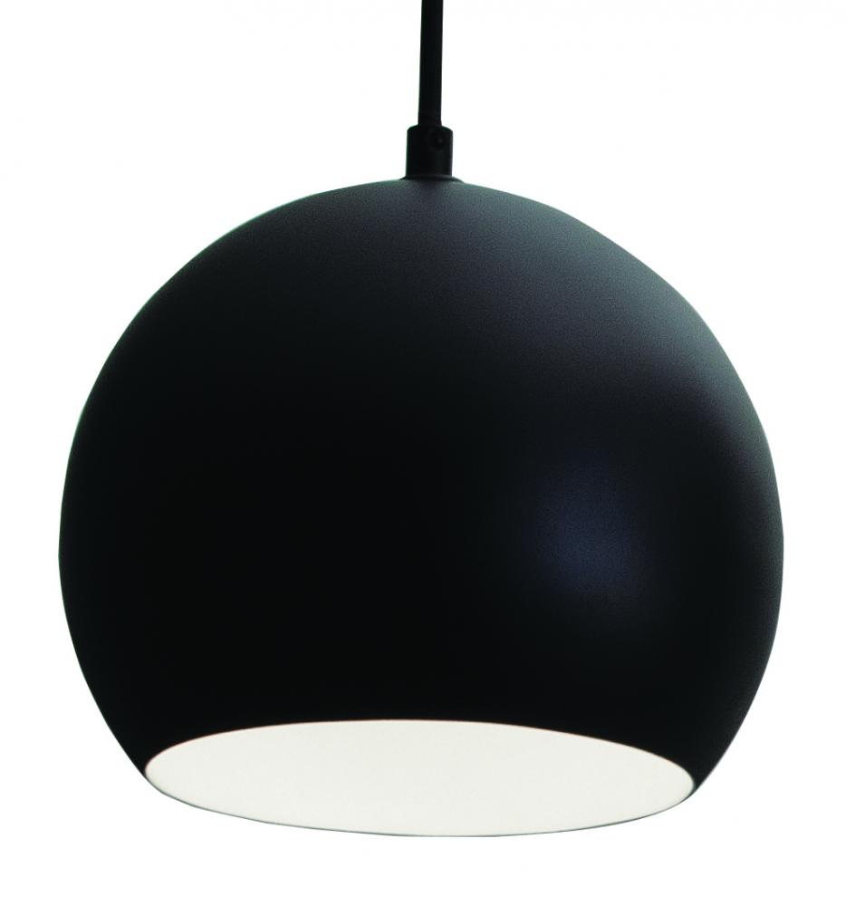 Roxy - 8'' Pendant - Black Finish