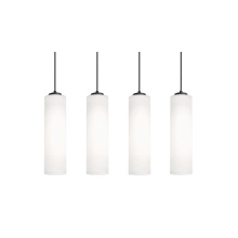 AFX Lighting, Inc. LEOP0412MBBKLNR4 - Leo 4 Light Linear Pendant, 120V, 60W, BK