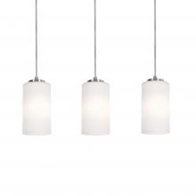 AFX Lighting, Inc. LEOP04MBSNLNR3 - Leo 36'' 3 Light Linear Pendant - SN