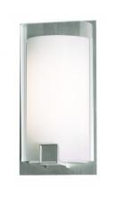 AFX Lighting, Inc. NLS061214LAJUDSN - Nolan 12'' LED Sconce - Satin Nickel Finish - White Acrylic