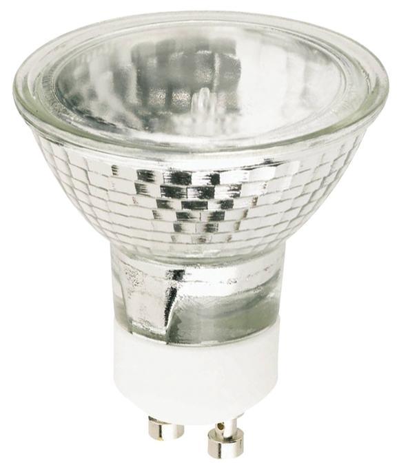 50W MR16 Halogen  Flood Clear Lens GU10 Base, 120 Volt, Card