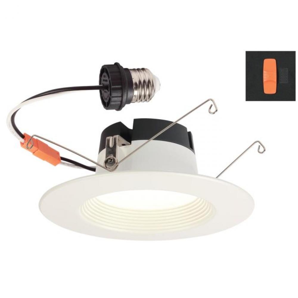 11W Recessed LED Downlight with Color Temperature Selection 5-6 in. Dimmable 2700K, 3000K, 3500K,