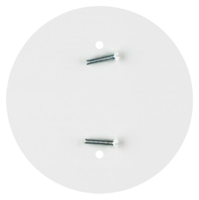 White Outlet Concealer Holes Spaced 2 3/4" Apart