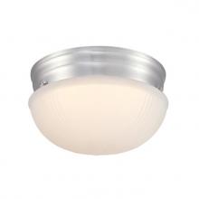 Westinghouse 6137000 - 7 in. 10W LED Flush with Color Temperature Selection Brushed Nickel Finish Frosted Glass Shade