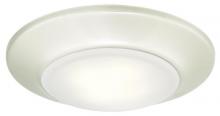 Westinghouse 6321900 - 6 in. 12W LED Surface Mount Brushed Nickel Finish Frosted Lens, 3000K