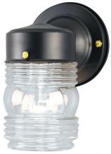 Westinghouse 6688500 - Wall Fixture Matte Black Finish Clear Glass