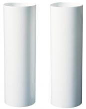 Westinghouse 7037100 - 2 Plastic Candle Socket Covers White 4" Long