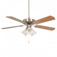 Sunway Fan Company A552 NK5MPRS3G412ES - 52" Nickel Ceiling Fan with Light Kit 
