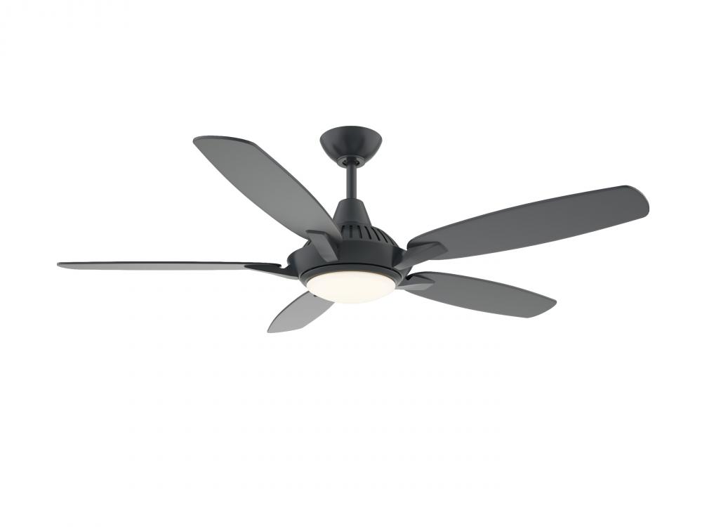 Solero Matte Black 52 inch ceiling fan