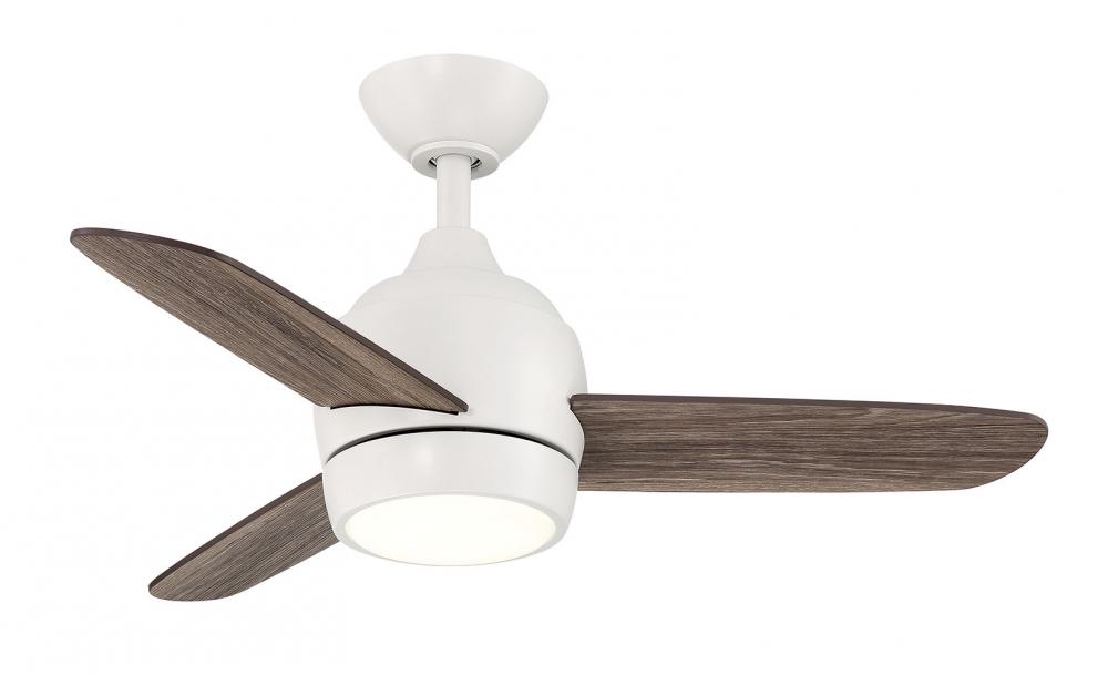 The Mini 36" indoor/outdoor LED ceiling fan
