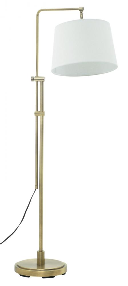 Crown Point Adjustable Downbridge Floor Lamp