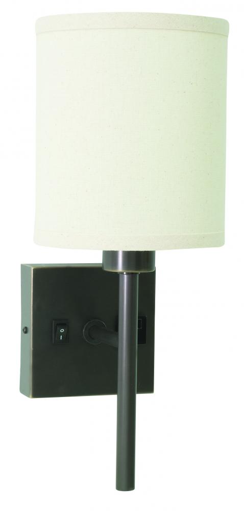 Wall Lamp with Convenience Outlet