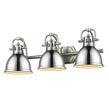 Golden 3602-BA3 PW-CH - Duncan 3 Light Bath Vanity