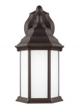 Generation Lighting 8338751-71 - Sevier traditional 1-light outdoor exterior small downlight outdoor wall lantern sconce in antique b