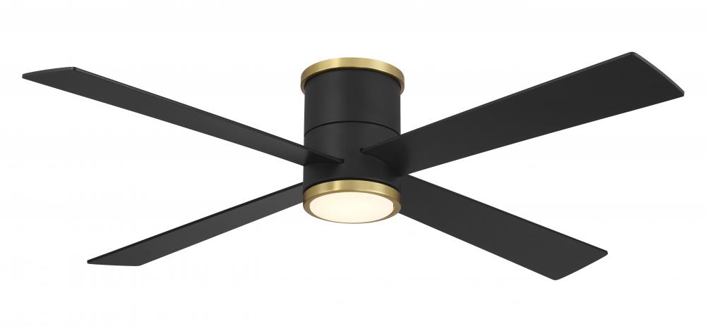 Falco 54" LED Flush Mount Ceiling Fan