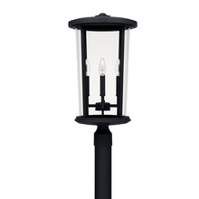 Capital 926743BK - 4 Light Outdoor Post Lantern