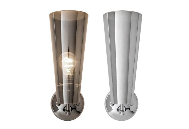 Single Lamp Cone Wall Sconce with Metal Holder